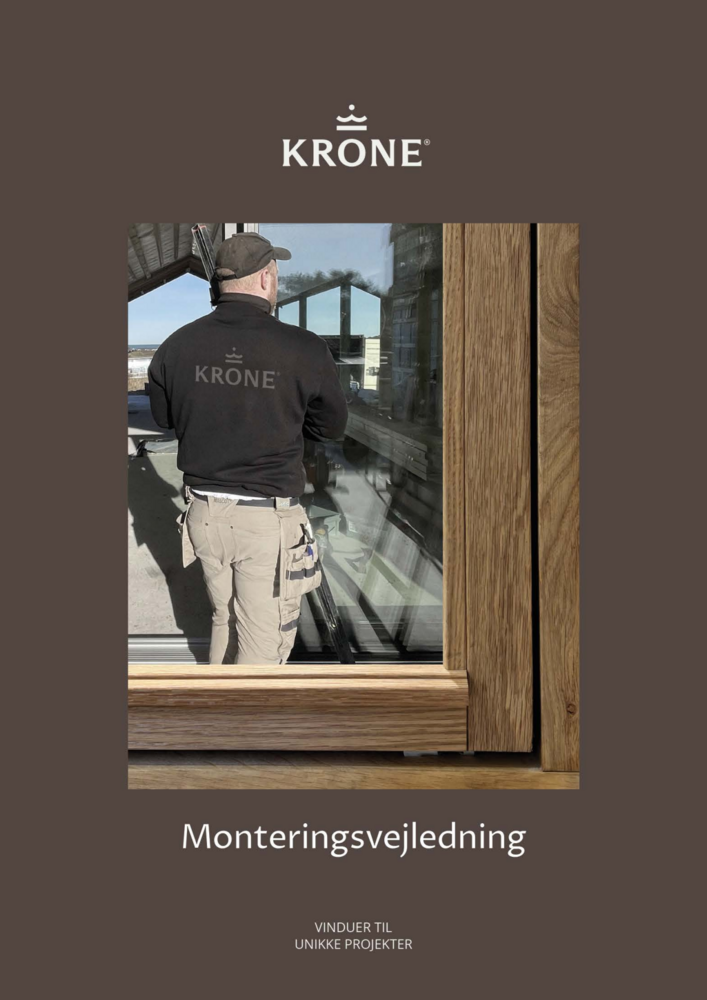 Håndværkervejledning for KRONE vinduer og døre